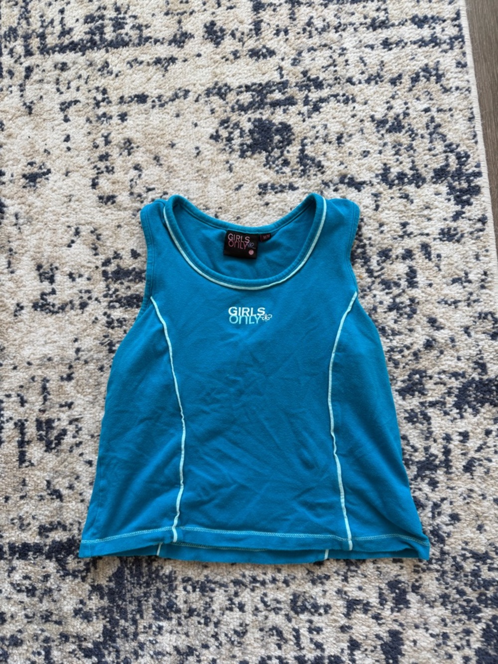 Y2K Teal Tank Top